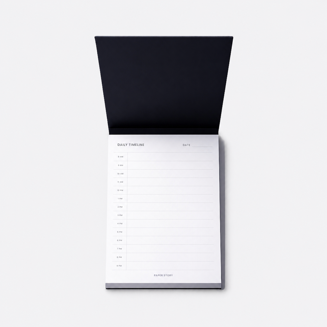 Signature Daily Timeline Notepad